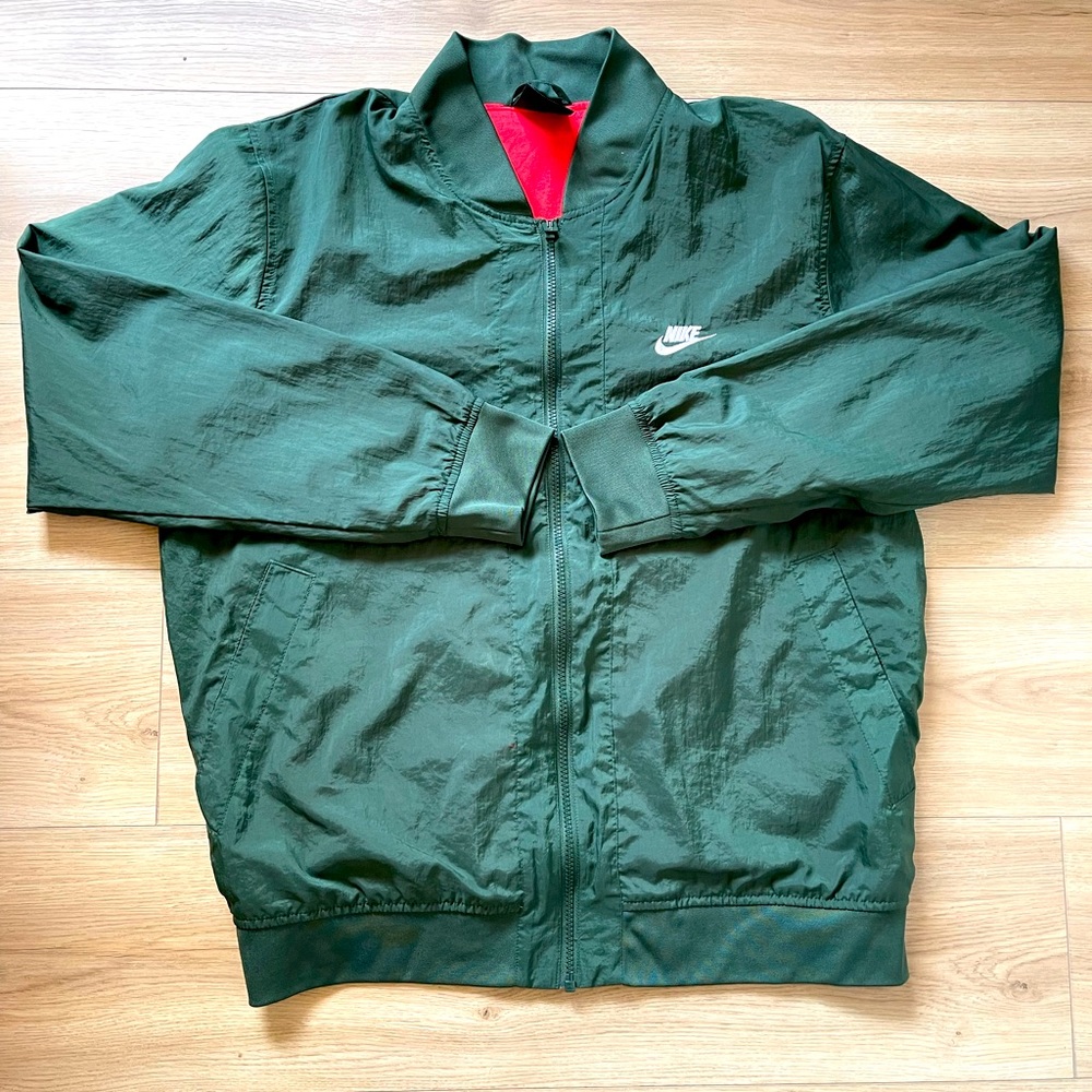 Nike Mens Bomber Jacket Green XL